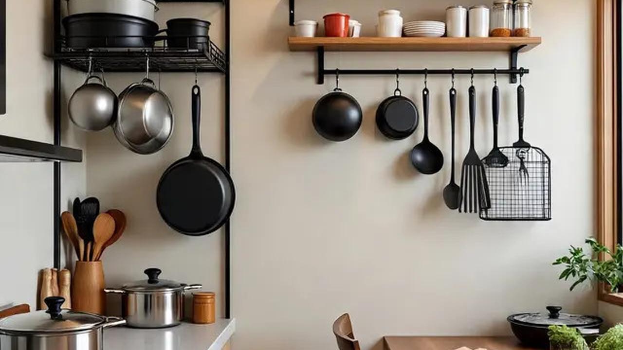 9 Inspirasi Dapur Rumah Lahan Sempit Pakai Rak Besi Multifungsi, Solusi Cerdas Hemat Ruang