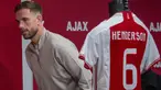 Eks bintang Liverpool, Jordan Henderson baru saja merapat ke Ajax Amsterdam setelah meninggalkan klub Arab Saudi Al Ettifaq pada bursa transfer pemain musim dingin 2023/2024. Resmi diperkenalkan pada Kamis (18/1/2024) waktu setempat, Jordan Henderson dipastikan akan menggunakan nomor punggung 6 yang terbilang keramat karena pernah digunakan beberapa legenda Ajax Amsterdam, seperti Ronald Koeman, Marco van Basten hingga Dennis Bergkamp. Sebelum Jordan Henderson, ini dia daftar 5 pemain terakhir Ajax yang menggunakan nomor punggung 6. (AP Photo/Peter Dejong)