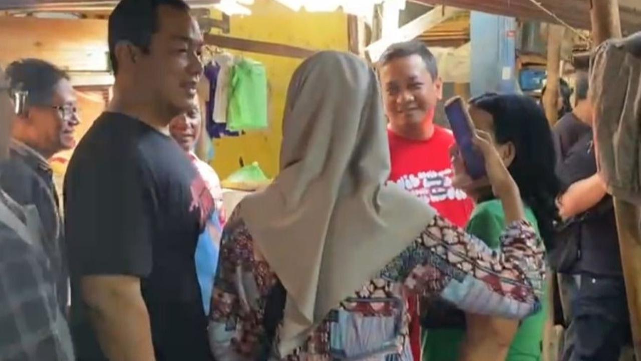 Hendrar Prihadi alias Hendi Blusukan Bareng Calon Wali kota Pekalongan petahana A Afzan Arslan Djunaid