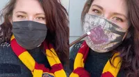 Simak masker kain Harry Potter yang mengandung unsur magis  (Foto: instagram/coponyex)