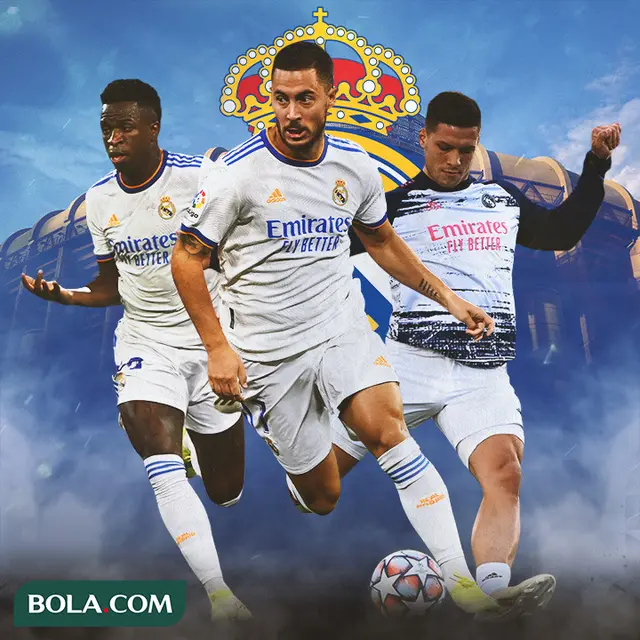 Real Madrid - Vinicius Junior, Eden Hazard, Luka Jovic