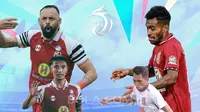 BRI Liga 1 - Barito Putera Vs Malut United - Duel Antarlini (Bola.com/Adreanus Titus)