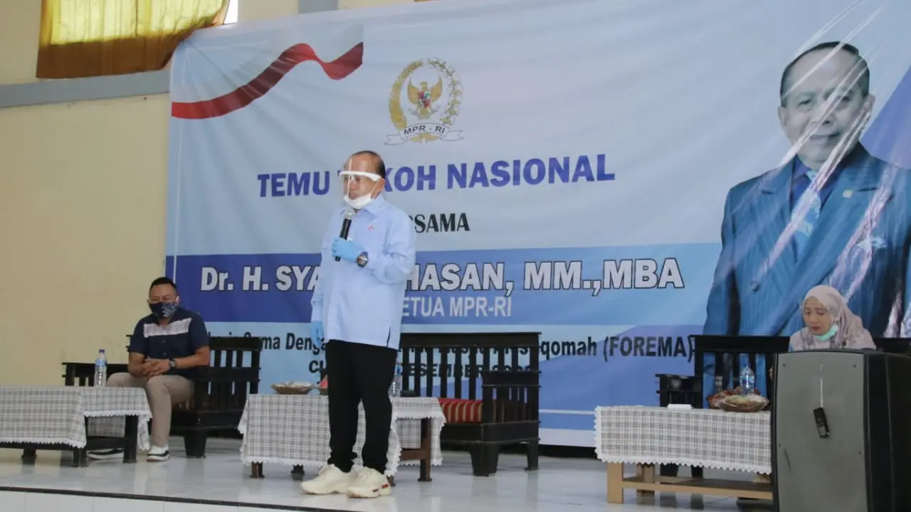 Acara 'Temu Tokoh Nasional Bersama Wakil Ketua MPR Syariefuddin Hasan' kerjasama MPR dengan Forum Remaja Mesjid Al-Istiqomah (Forema)