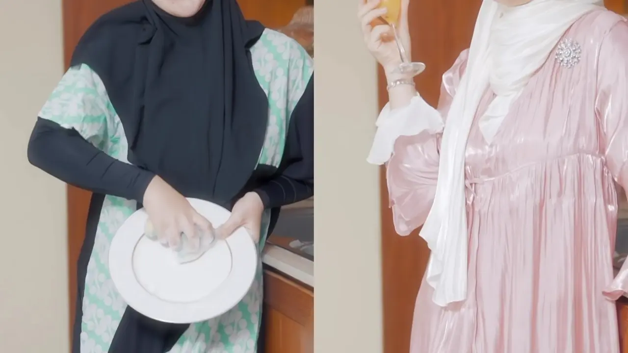 Potret Perbedaan Irish Bella saat di Rumah dan Akan Bepergian