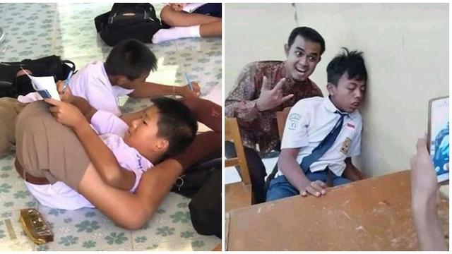 7 Kelakuan Kocak Siswa Saat Belajar Di Kelas Ini Bikin Geli Hot