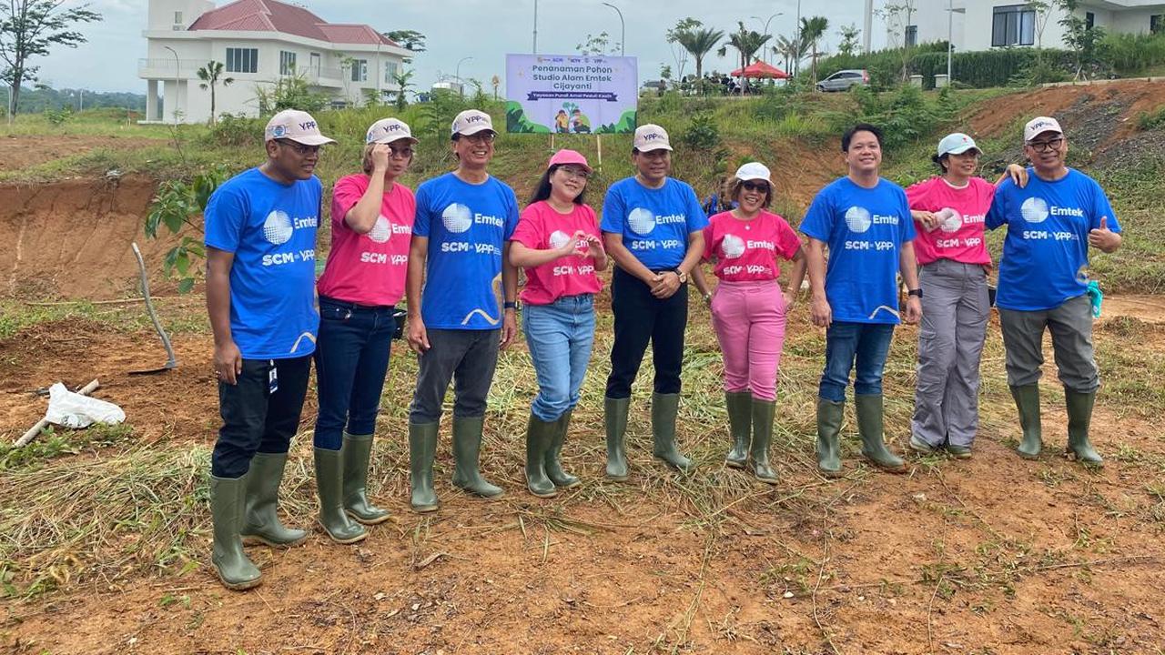 Bentuk Kepedulian Lingkungan, Emtek Group Gelar Penanaman Pohon di Studio Alam Sentul