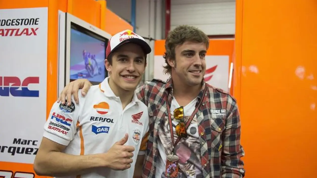 Marc Marquez dan Fernando Alonso 