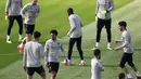 PSG kalah, tapi jalan ke final masih terbuka. (FRANCK FIFE / AFP)