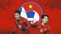Ilustrasi - Nguyen Quang Hai dan Nguyen Cong Phuong (Bola.com/Adreanus Titus)