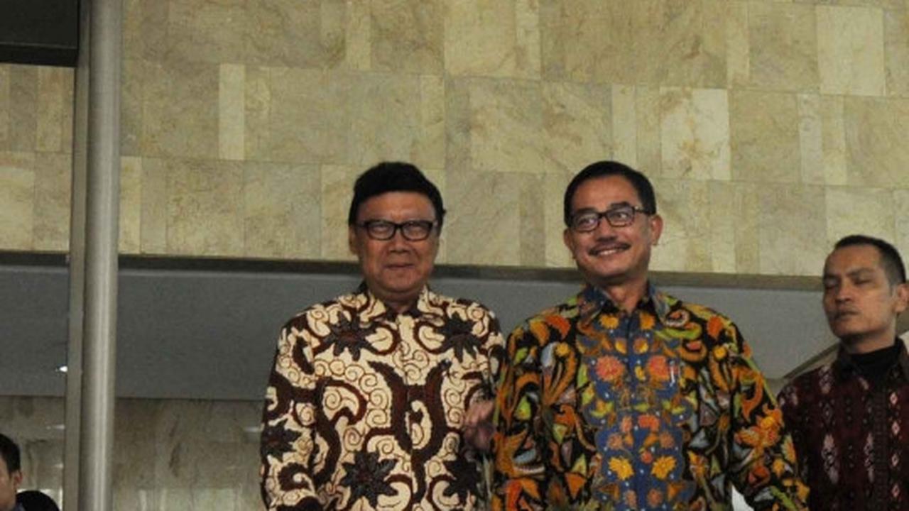 Tiga menteri sambangi KPK bahas sengketa lahan hutan