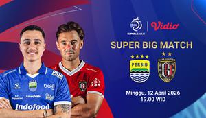 Persib Bandung vs Bali United menjadi laga yang disiarkan eksklusif hanya di Vidio.