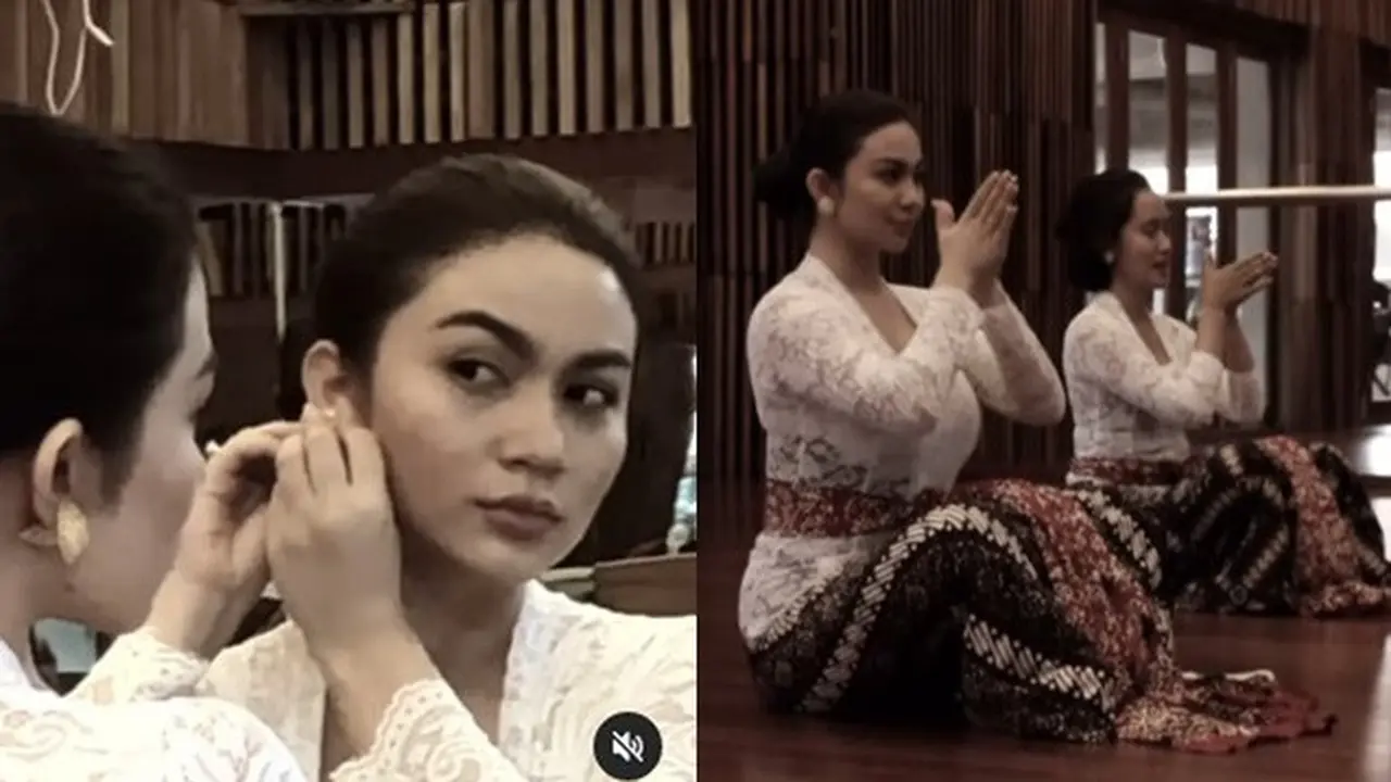 6 Potret Ariel Tatum Belajar Tari Tradisional Yogyakarta, Bak Putri Jawa