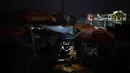 Saat ini, warga Myanmar terpaksa berlindung sementara di tenda-tenda sederhana. (Sai Aung MAIN/AFP)