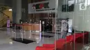 Suasana di lobby tamu Gedung Merah Putih KPK, Jakarta, Kamis (24/6/2021). KPK melakukan pembatasan kerja hingga Jumat (25/6) sebagai langkah tanggap pencegahan penyebaran virus Covid-19 setelah 36 pegawainya terkonfirmasi positif. (Liputan6.com/Helmi Fithriansyah)