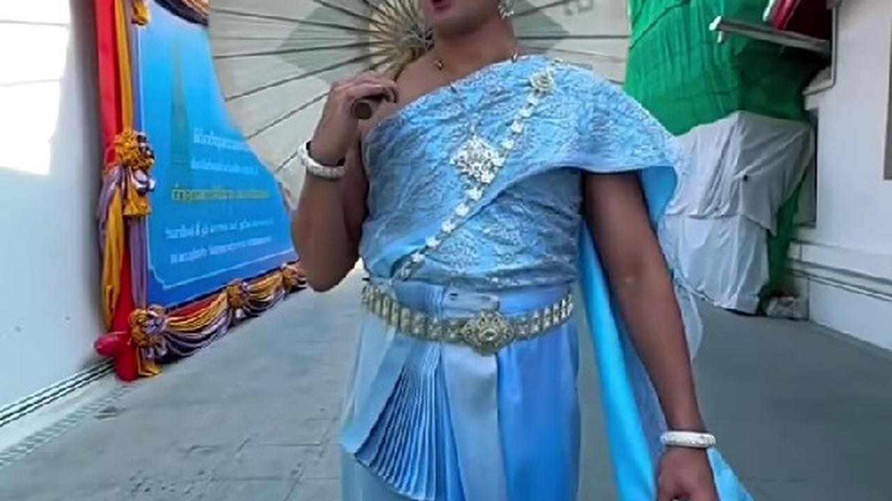 Potret Denny Sumargo Pakai Baju Tradisional Wanita Thailand Ini Langsung Jadi Sorotan dan Bikin Heboh Netizen