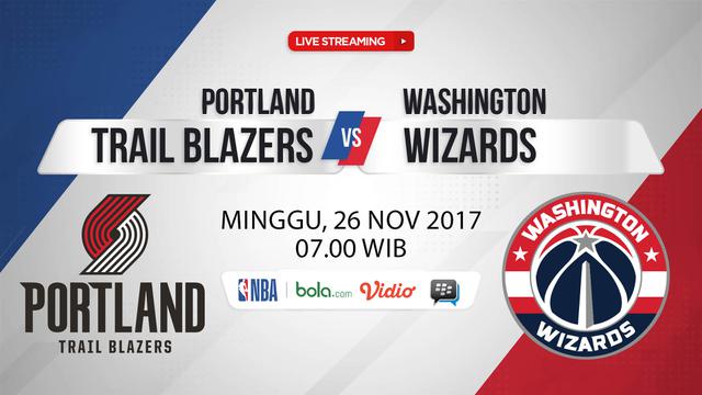 Washington Wizards Vs Portland Trail Blazers