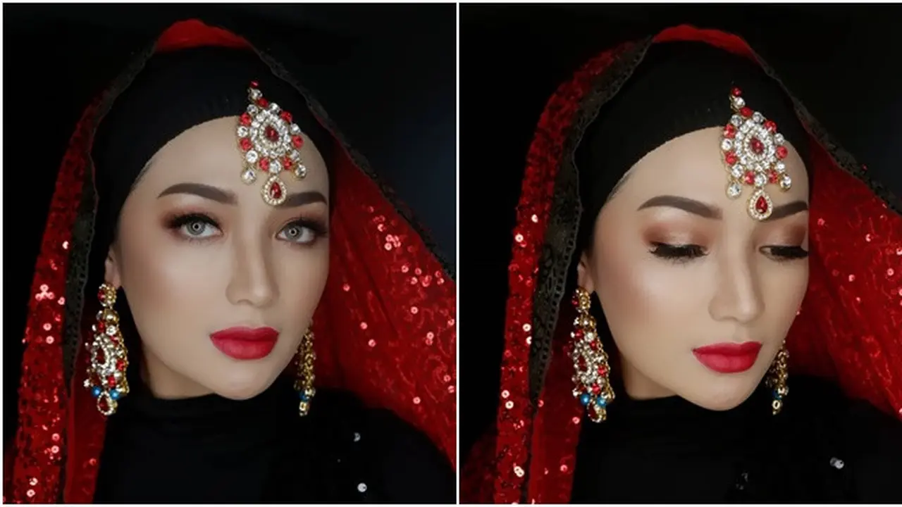 7 Potret Imel PC Saat Arisan Ini Bergaya Bak Seleb Bollywood