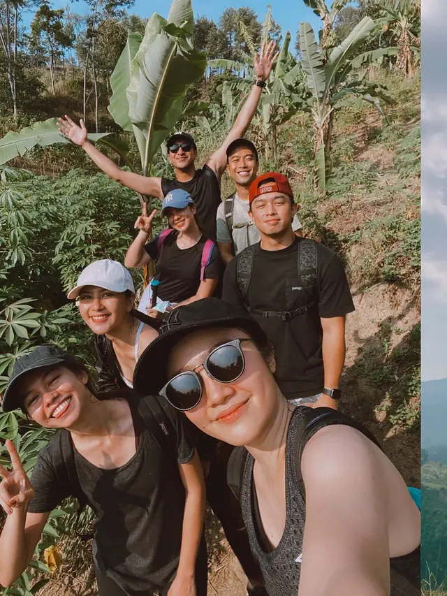 7 Momen Seru Febby Rastanty, Jessica Mila dan Yuki Kato Trekking Bareng