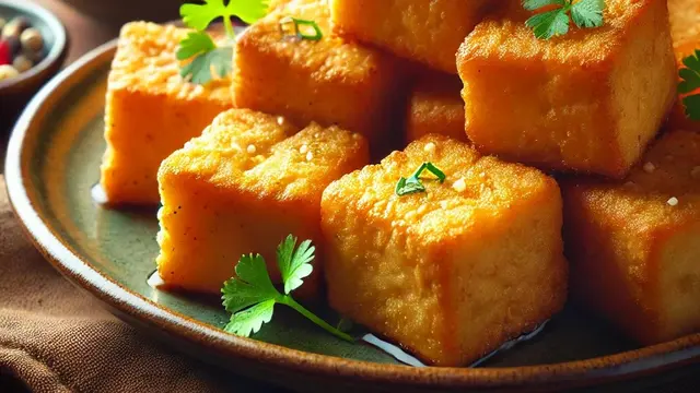 illustrasi tahu krispy