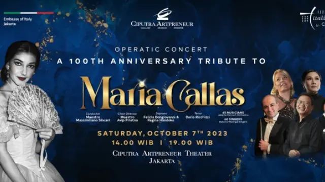 Konser opera eksklusif "Tribute to Maria Callas"