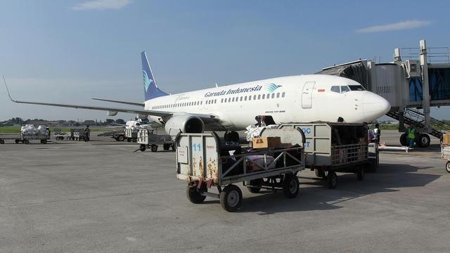 Pesawat Garuda Indonesia.