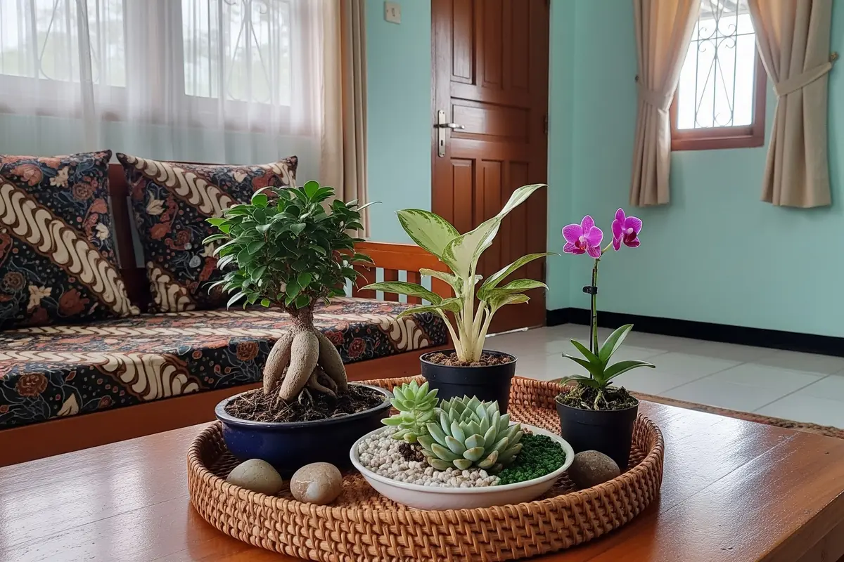 Pilihan Tanaman Hias untuk Meja Tamu