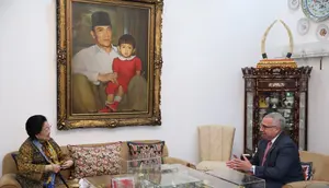 Bertemu Dubes Houssaini, Megawati Diundang Berkunjung ke Maroko