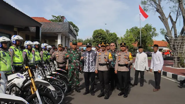 Pengecekan pengamanan Nataru di Pemalang. (Foto: Liputan6.com/Humas Polres Pemalang)
