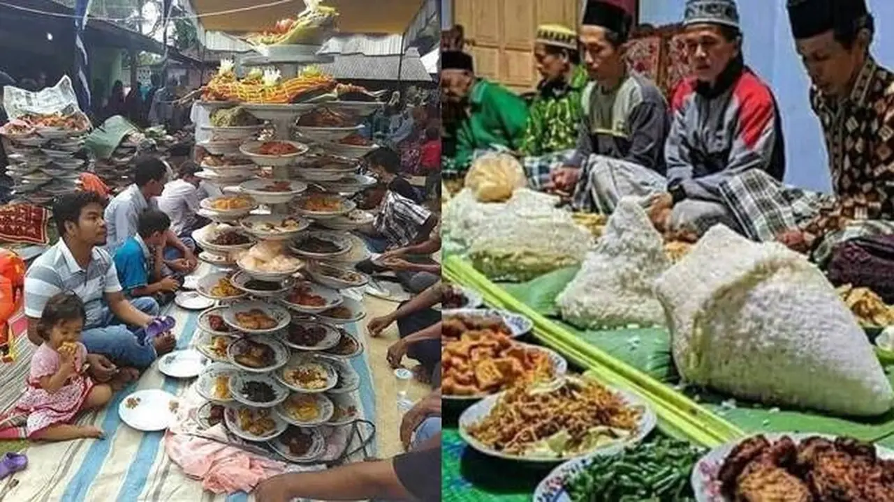 6 Momen Nyeleneh Orang Saat Makan Bareng, Prasmanannya Seperti Gunungan
