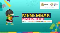 Menembak Asian Games 2018 (Bola.com/Adreanus Titus)