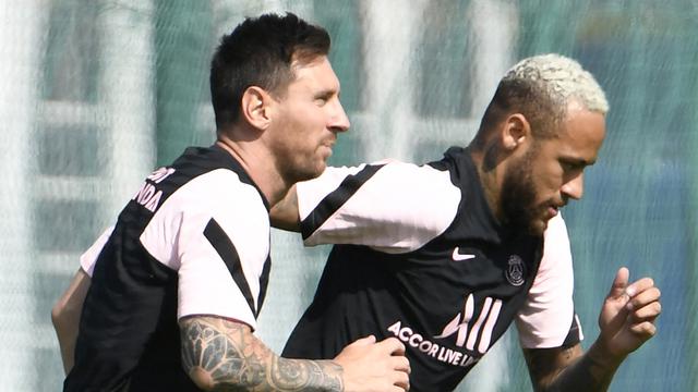 Latihan Perdana Lionel Messi bersama PSG