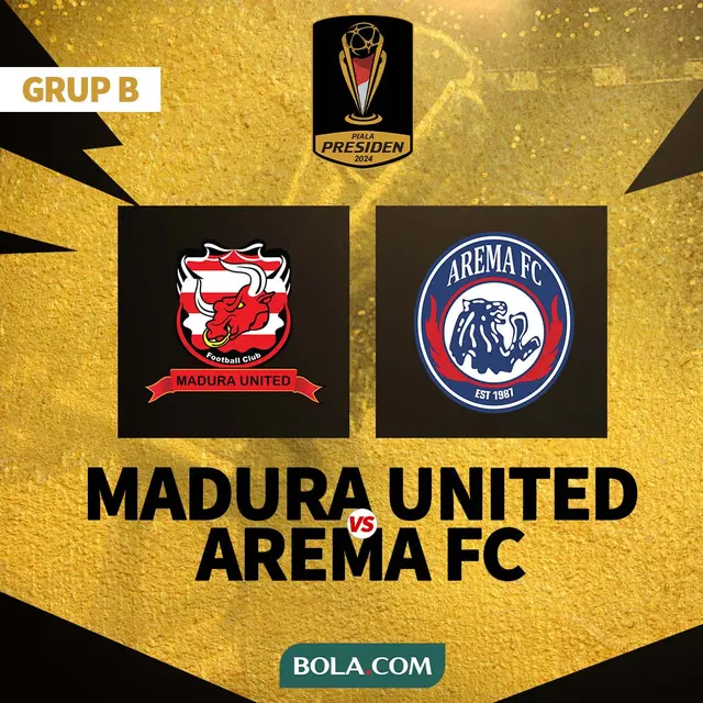 Piala Presiden 2024 - Madura United Vs Arema FC