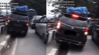 Avanza lewat trotoar (TikTok/@orangapakorakepenakkk)