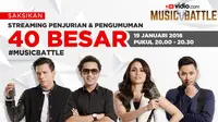 Inilah 40 Besar Kontestan Terpilih Vidio.com Music Battle