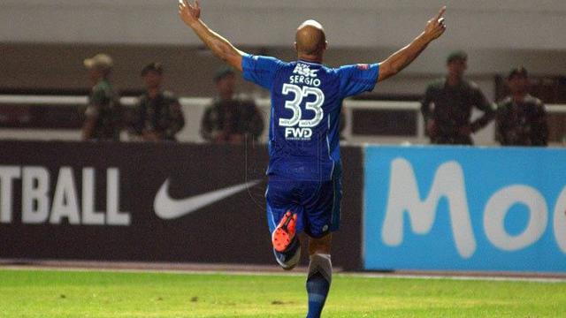 Striker Persib Bandung Sergio van Dijk (Persib.co.id)