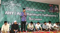 Silaturhami Agus Harimurti Yudhoyono (AHY) dengan pengurus wilayah Nahdlatul Ulama (PWNU) DKI Jakarta.