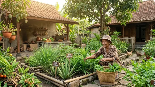 Ide Pekarangan Mandiri Pangan untuk Menemani Masa Pensiun
