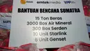 Seluruh donasi yang terkumpul dari pemirsa akan segera disalurkan dalam bentuk bantuan natura, disesuaikan dengan kebutuhan di lapangan agar dapat langsung dimanfaatkan oleh masyarakat terdampak. Dok. Emtek
