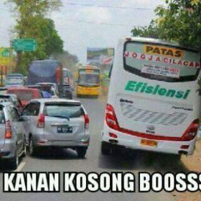 Meme bus Indonesia (Istimewa)