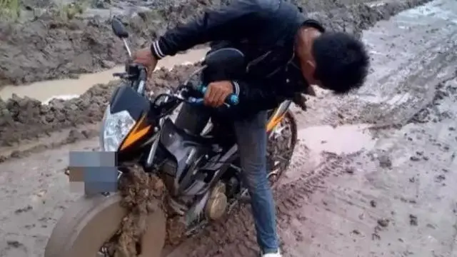 Pemotor salah pilih jalan (Ist)
