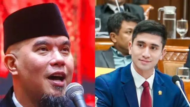 Verrell Bramasta dan Ahmad Dhani saat rapat di DPR RI (Istimewa)