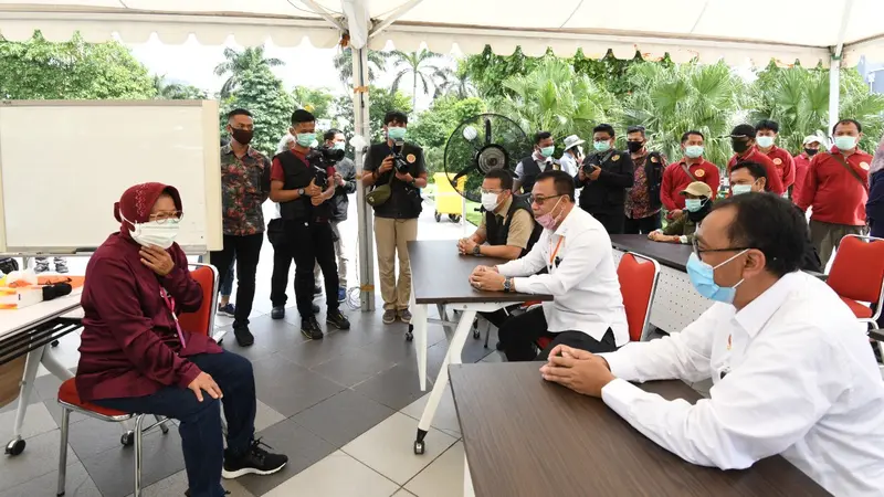 Wali Kota Risma mengaku sebenarnya dirinya berharap BIN terus menggelar rapid test di Surabaya.