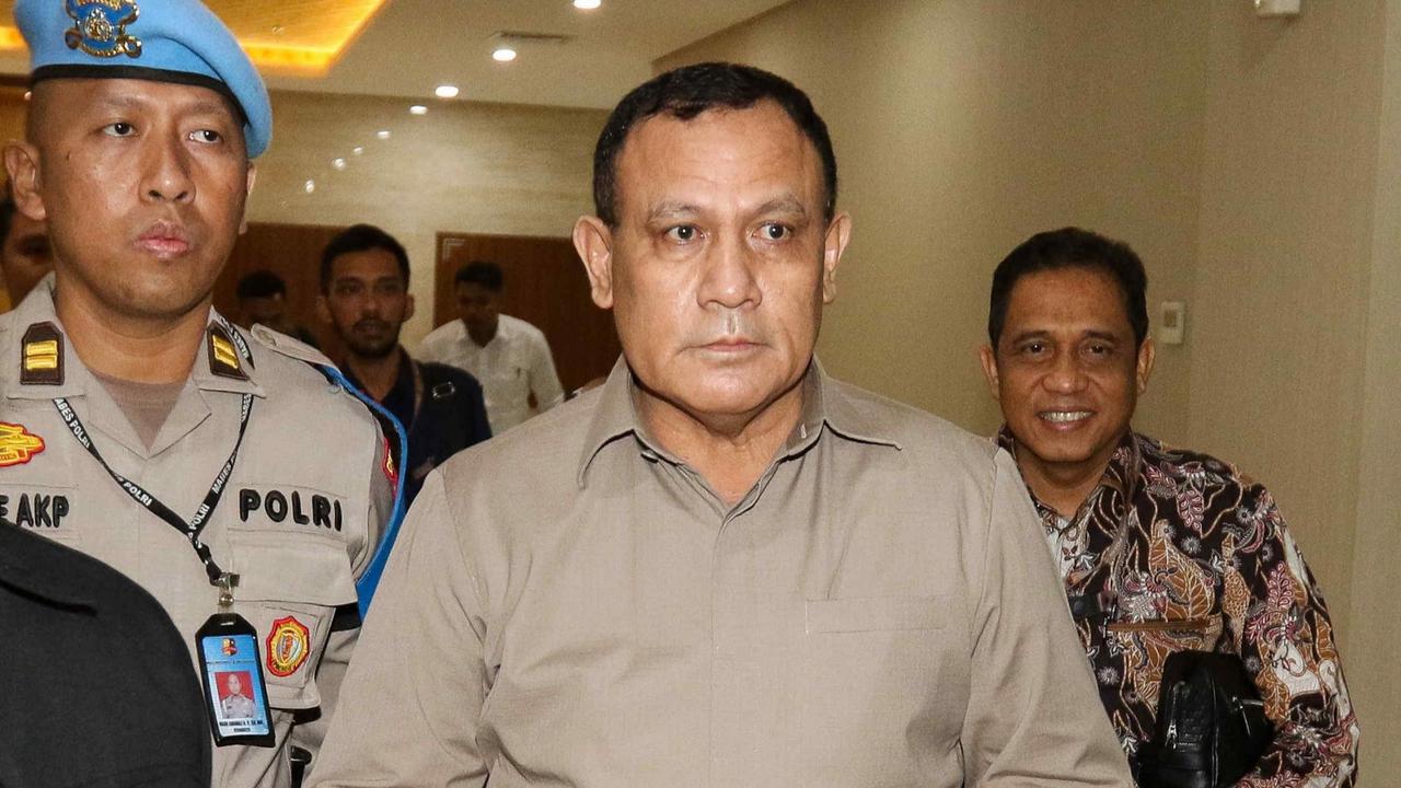 Ketua Nonaktif KPK Firli Bahuri usai Diperiksa Bareskrim