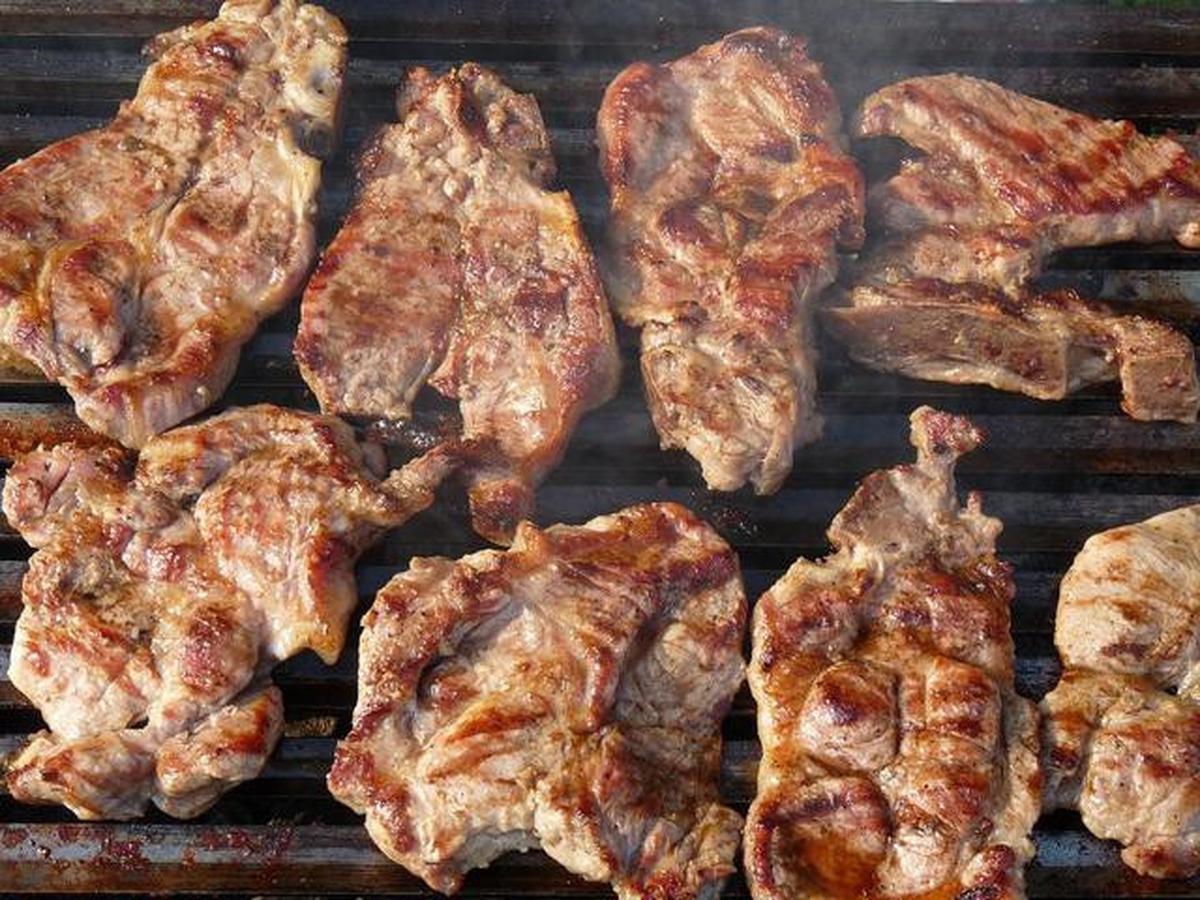 Ilustrasi panggang daging