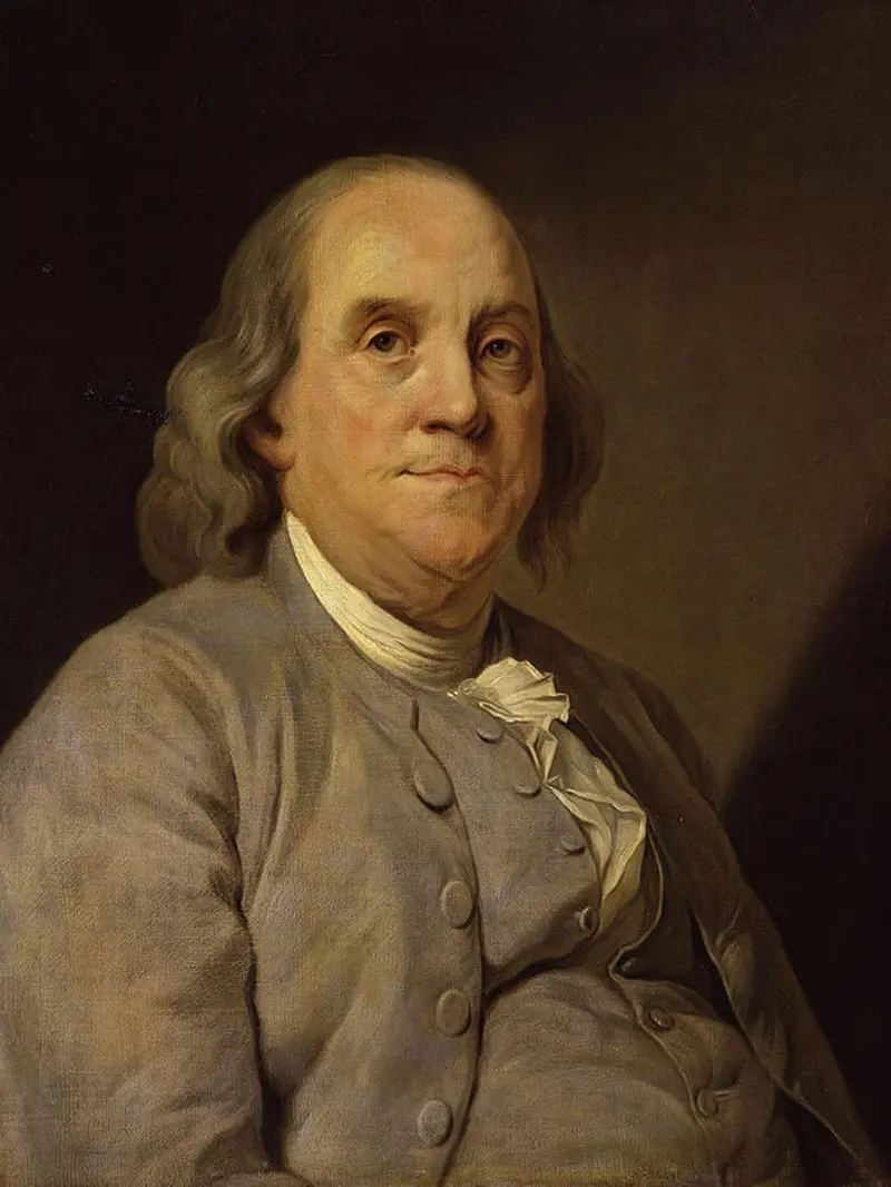 Benjamin Franklin (Sumber: Wikimedia Commons)