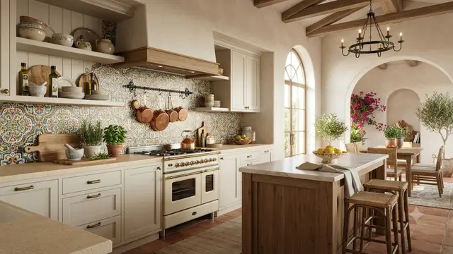 Inspirasi Dapur Bergaya Mediterania
