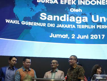 Sandiaga Buka Perdagangan Saham Sambil Resmikan Ok Oce Stock Center Page 1 Bisnis Liputan6 Com