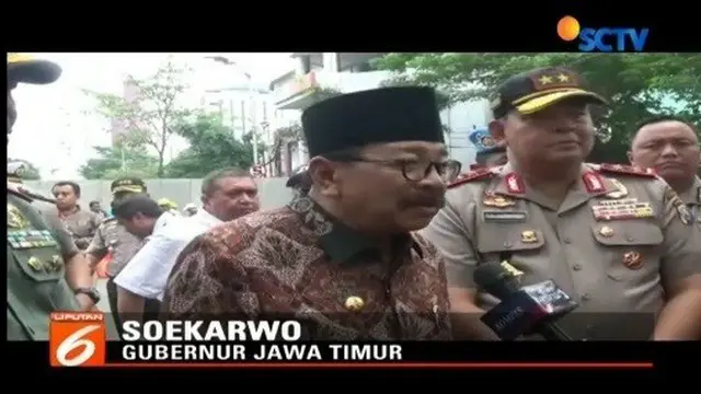 Usai amblesnya Jalan Raya Gubeng Surabaya, Gubernur Jatim Soekarwo, meninjau langsung lokasi. Gubernur menyatakan, tim ahli lebih berkompeten menjelaskan kejadian tersebut.