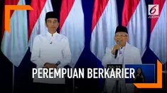 Ma'ruf Amin janjikan perempuan Indonesia bisa berkarier di berbagai bidang, salah satunya di bidang pemerintahan.