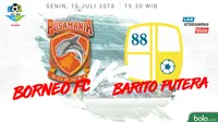 Liga 1 2018 Pusamania Borneo FC Vs Barito Putera (Bola.com/Adreanus Titus)